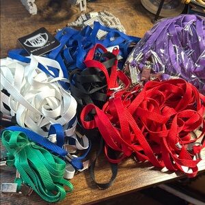 Red and Blue Suspenders for Versatile Use